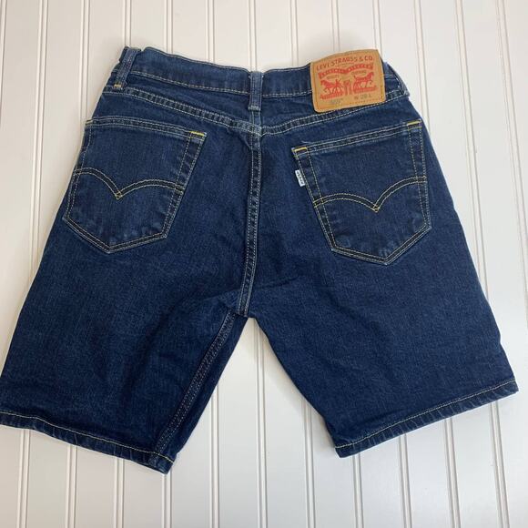 Levi's 569 Dark Fit Bermuda Jean Shorts Sz 29 - Picture 1 of 5